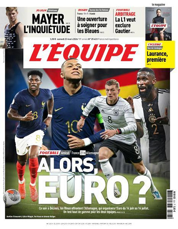 L’equipe du Samedi 23 Mars 2024