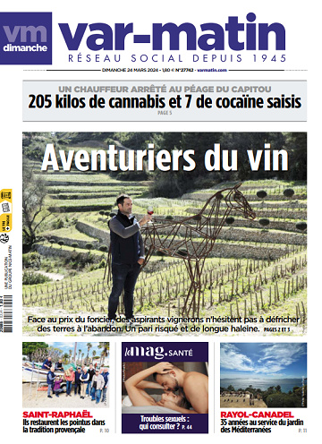 Nice-Matin, Var-Matin, Monaco-Matin du Dimanche 24 Mars 2024