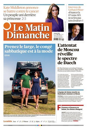 Le Matin Dimanche - 24 Mars 2024
