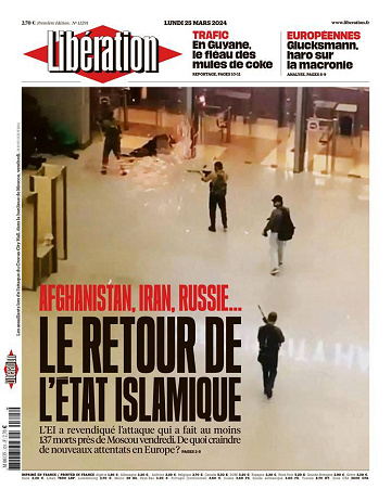 Libération du Lundi 25 Mars 2024