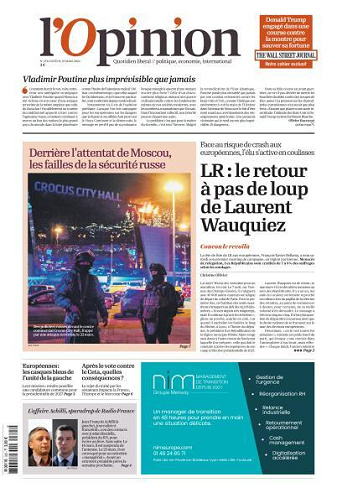 L’Opinion - 25 Mars 2024