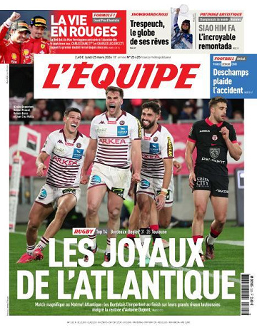 L’equipe du Lundi 25 Mars 2024