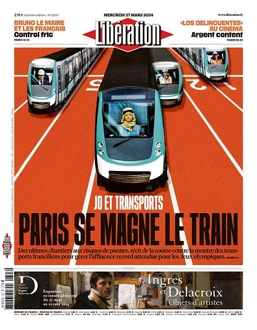 Libération du Mercredi 27 Mars 2024