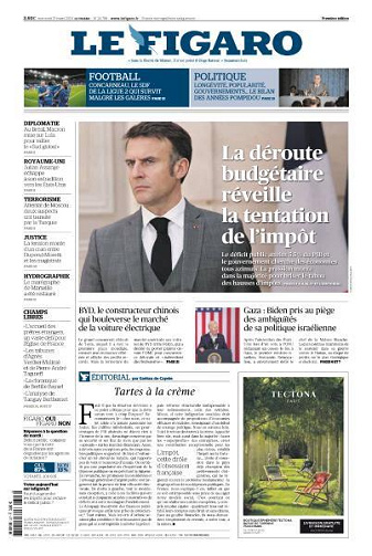 Le Figaro du Mercredi 27 Mars 2024