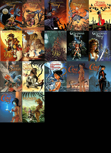 LEGENDES DE TROY : 3 BD (ONE SHOT)+Conquérants de Troy (Les)+Tykko des sables [HD]+Guerrières de Troy (Les) [HD]+Nuit Safran [HD]+Cixi de Troy [HD]