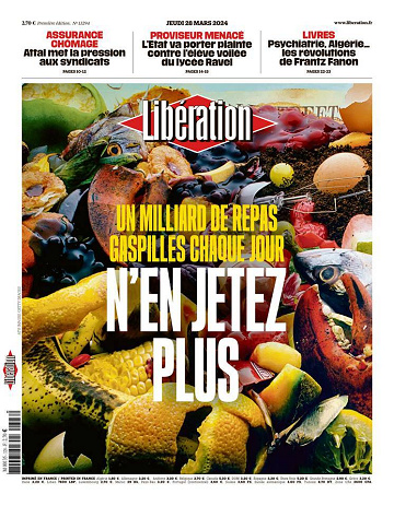 Libération du Jeudi 28 Mars 2024