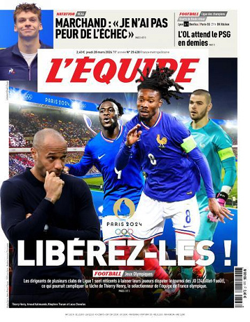 L’equipe du Jeudi 28 Mars 2024