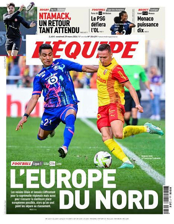 L’equipe du Vendredi 29 Mars 2024