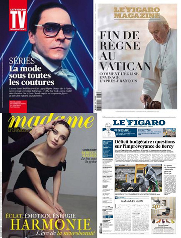 Pack Le Figaro et ses 3 suppléments - Vendredi 29 Mars 2024
