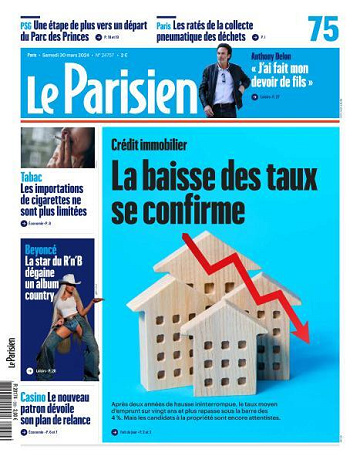 Le Parisien - 30 Mars 2024