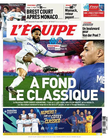 L’equipe du Dimanche 31 Mars 2024