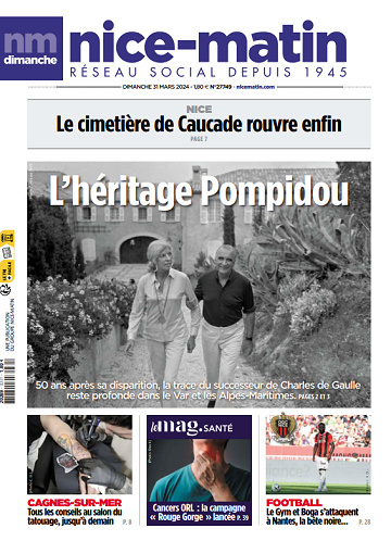 Nice-Matin, Var-Matin, Monaco-Matin du Dimanche 31 Mars 2024