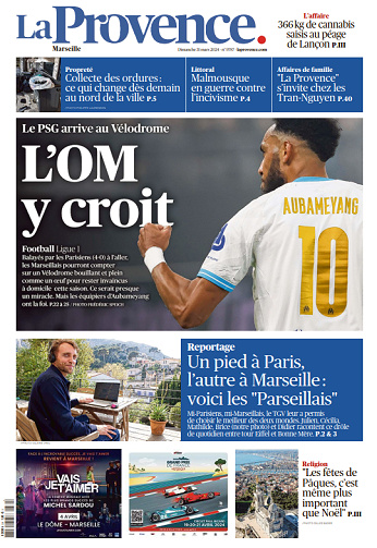 La Provence (9 éditions) du Dimanche 31 Mars 2024