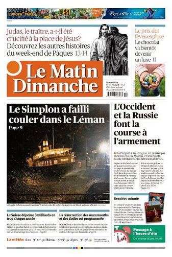 Le Matin Dimanche - 31 Mars 2024