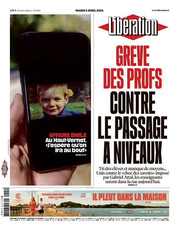 Libération du Mardi 2 Avril 2024