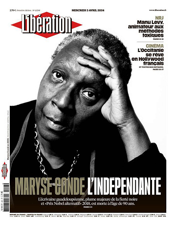 Libération du Mercredi 3 Avril 2024