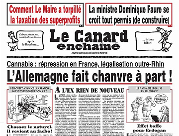 Le Canard enchaîné du Mercredi 3 Avril 2024
