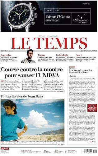 Le Temps - 4 Avril 2024