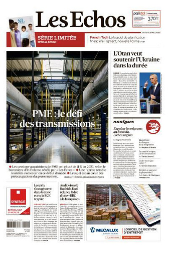 Les Echos du Jeudi 4 Avril 2024