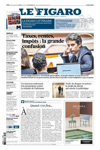 Le Figaro du Jeudi 4 Avril 2024
