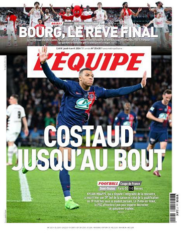 L’equipe du Jeudi 4 Avril 2024