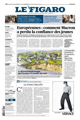 Le Figaro du Vendredi 5 Avril 2024