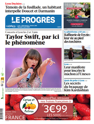 Le Progrès (6 éditions) - Samedi 6 Avril 2024