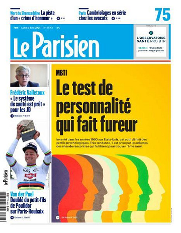 Le Parisien - 8 Avril 2024