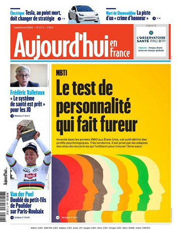 Aujourd’hui en France - 8 Avril 2024