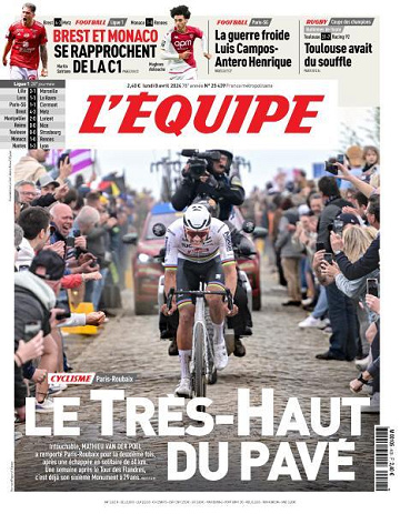 L’equipe du Lundi 8 Avril 2024