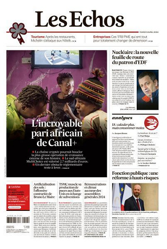 Les Echos du Mardi 9 Avril 2024