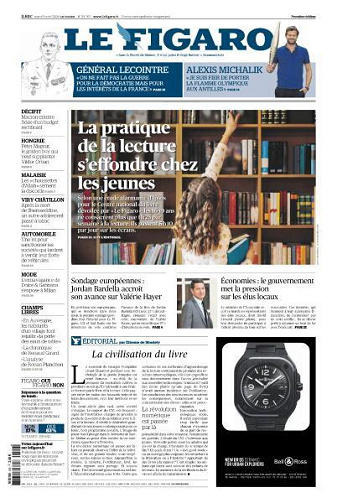 Le Figaro du Mardi 9 Avril 2024