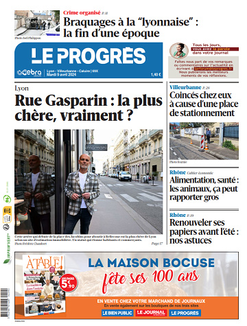 Le Progrès (6 éditions) - Mardi 9 Avril 2024