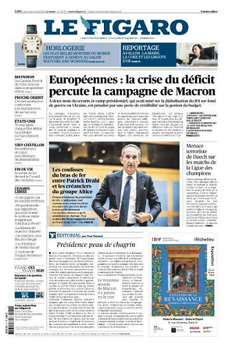 Le Figaro du Mercredi 10 Avril 2024