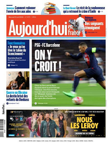 Aujourd’hui en France - 10 Avril 2024