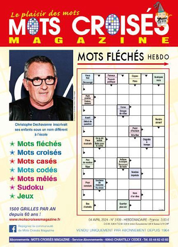 Mots Croisés Magazine - 4 Avril 2024