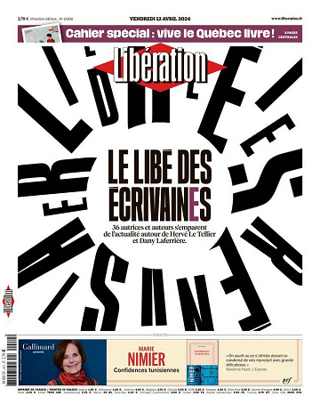 Libération du Vendredi 12 Avril 2024