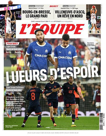 L’equipe du Vendredi 12 Avril 2024