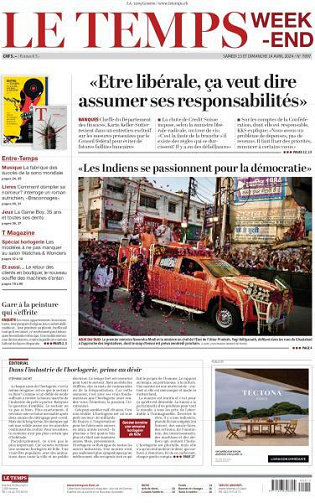Le Temps - 13-14 Avril 2024