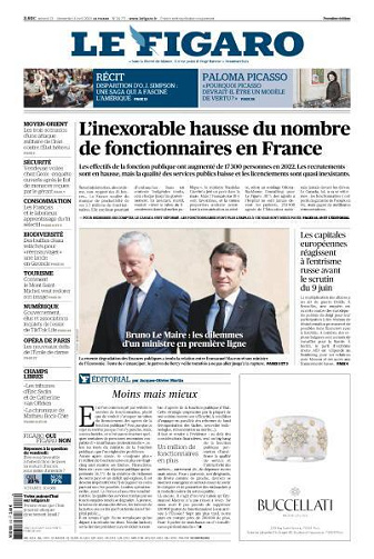 Le Figaro du Samedi 13 et Dimanche 14 Avril 2024