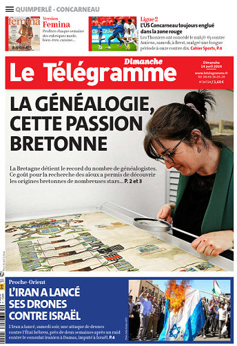 Le Télégramme (5 Éditions) du Dimanche 14 Avril 2024