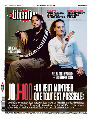 Libération du Mercredi 17 Avril 2024