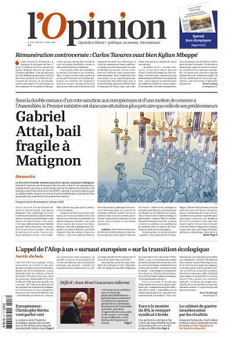 L’Opinion - 17 Avril 2024