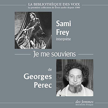 Je me souviens - Georges Perec (2016)