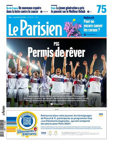 Le Parisien - 18 Avril 2024
