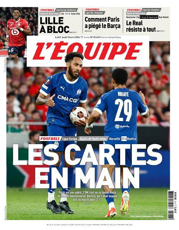L’equipe du Jeudi 18 Avril 2024