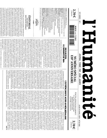 L’Humanite - 18 Avril 2024