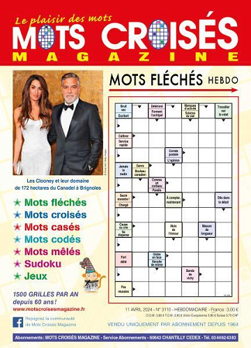 Mots Croisés Magazine - 11 Avril 2024