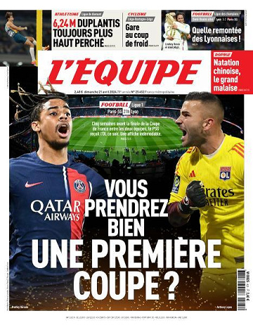 L’equipe du Dimanche 21 Avril 2024
