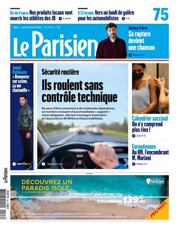 Le Parisien - 22 Avril 2024